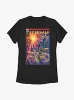 Marvel The Eternals Immortals Walk Earth Issue Womens T-Shirt