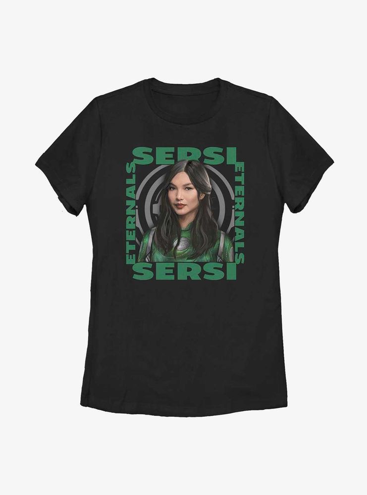 Marvel The Eternals Sersi Hero Box Womens T-Shirt