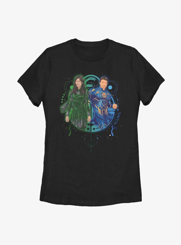 Marvel The Eternals Sersi & Ikaris Duo Womens T-Shirt