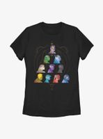 Marvel The Eternals Silhouette Pyramid Heads Womens T-Shirt