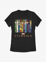 Marvel The Eternals Vertical Box Ups Womens T-Shirt