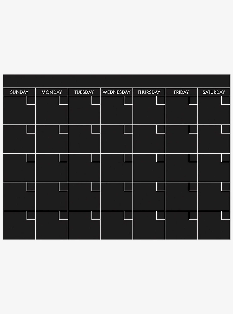 Chalk Calendar Peel & Stick Giant Wall Decal