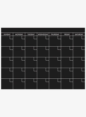 Chalk Calendar Peel & Stick Giant Wall Decal