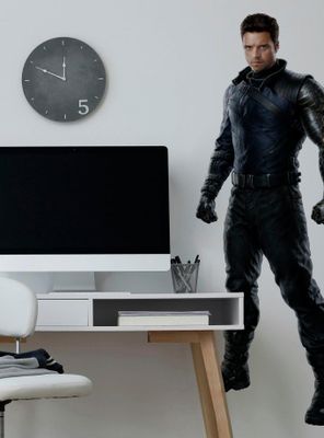 Marvel Falcon And The Winter Soldier Winter Soldier Peel & Stick Giant Wall Decal