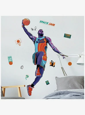 Space Jam Lebron Peel & Stick Giant Wall Decals