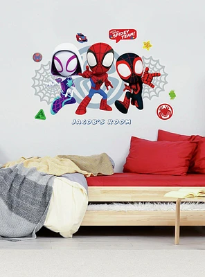 Marvel Spider-Man and Friends Headboard Peel & Stick Giant Wall Decal