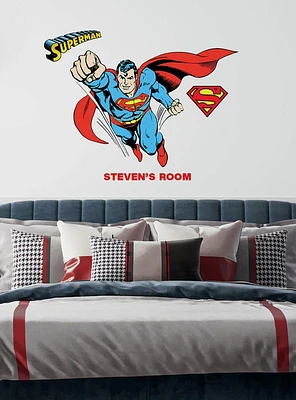 DC Comics Superman Alphabet Peel & Stick Giant Wall Decals