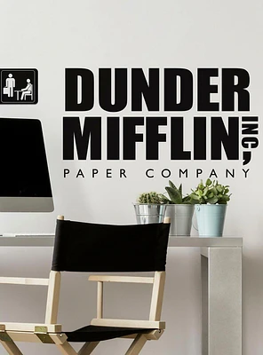 The Office Dunder Mifflin Peel & Stick Giant Wall Decal