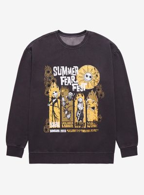 Disney The Nightmare Before Christmas Characters Summer Fear Fest Crewneck - BoxLunch Exclusive