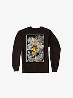 Dragon Ball Z Super Saiyan Goku Character Panel Sweatshirt