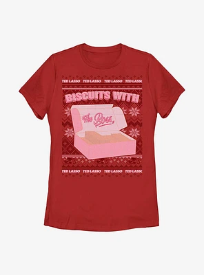 Ted Lasso Biscuits Ugly Sweater Womens T-Shirt