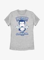 Ted Lasso Curious Not Judgmental Womens T-Shirt