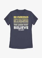 Ted Lasso Quote Stack Womens T-Shirt