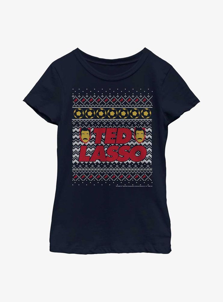Ted Lasso Ugly Sweater Youth Girls T-Shirt