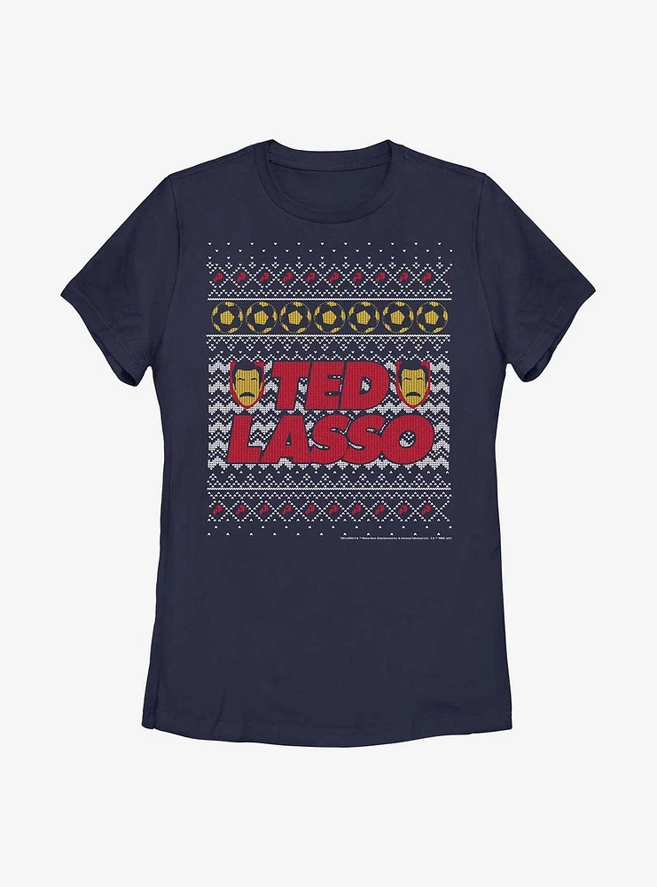 Ted Lasso Ugly Sweater Womens T-Shirt