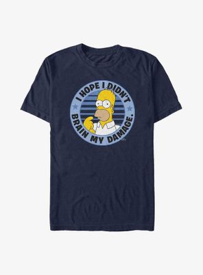 The Simpsons Brain My Damage T-Shirt