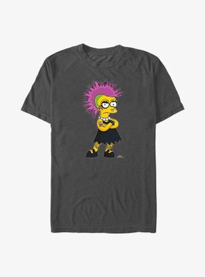 The Simpsons Lisa Punk T-Shirt