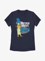 The Simpsons Mother Knows Womens T-Shirt