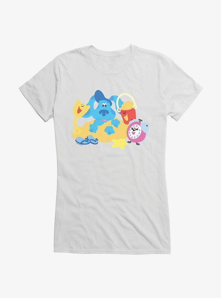 Blue's Clues Group Beach Day Girls T-Shirt