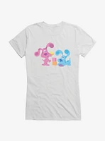 Blue's Clues Magenta And Blue Playtime Girls T-Shirt