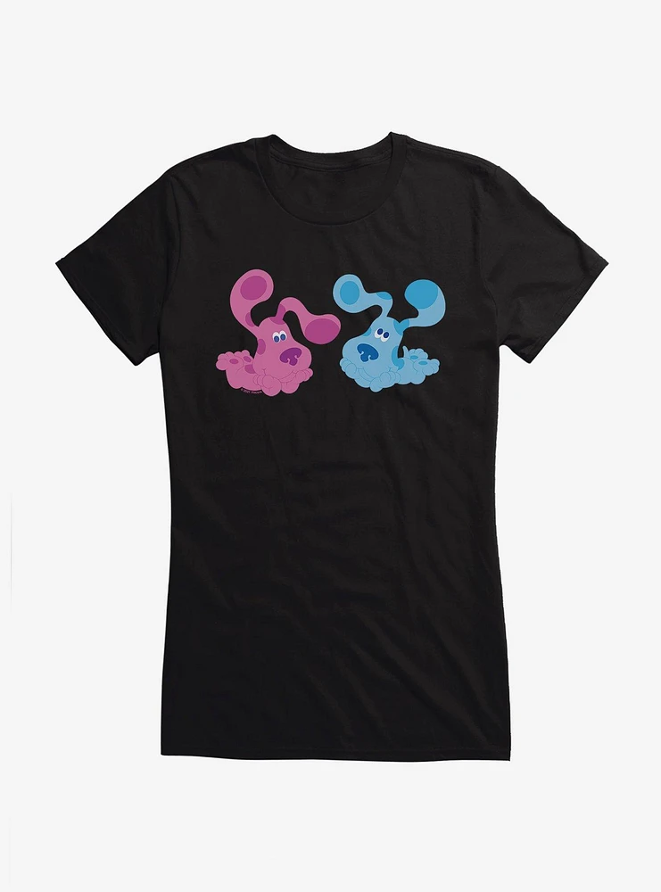 Blue's Clues Playful Magenta And Blue Girls T-Shirt