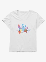 Blue's Clues Group Fun Girls T-Shirt Plus