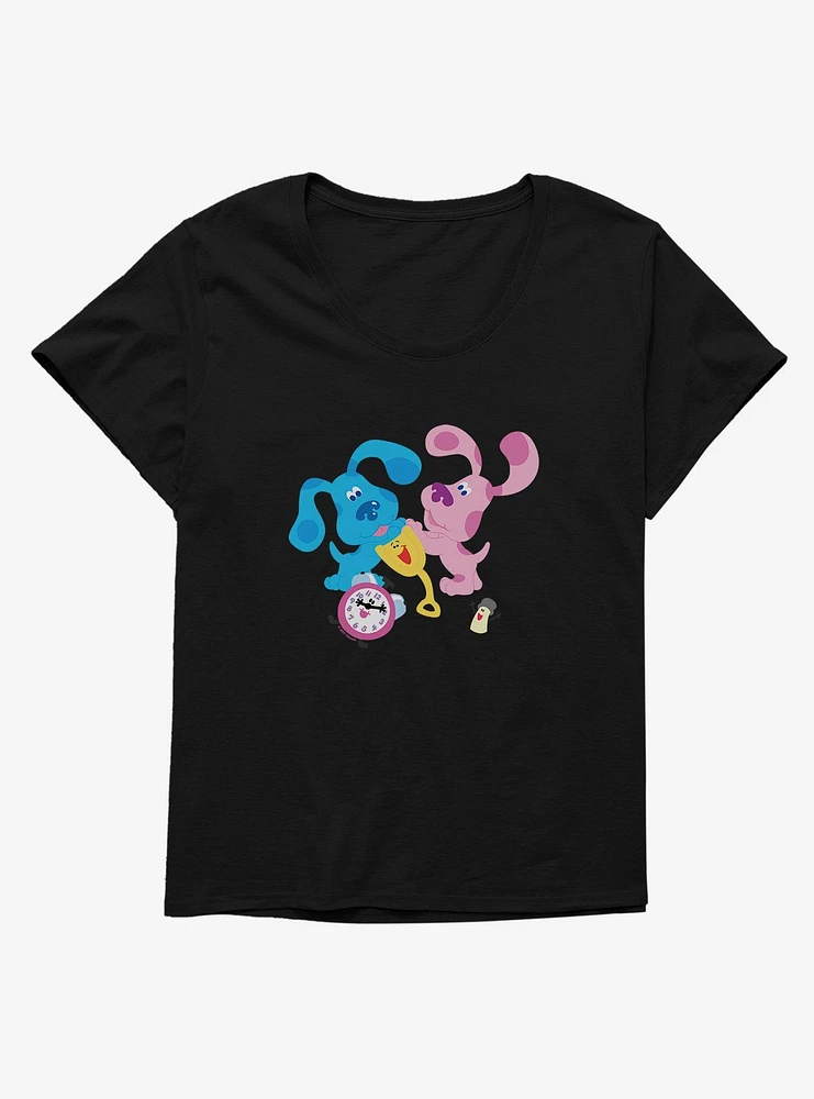 Blue's Clues Group Playtime Girls T-Shirt Plus