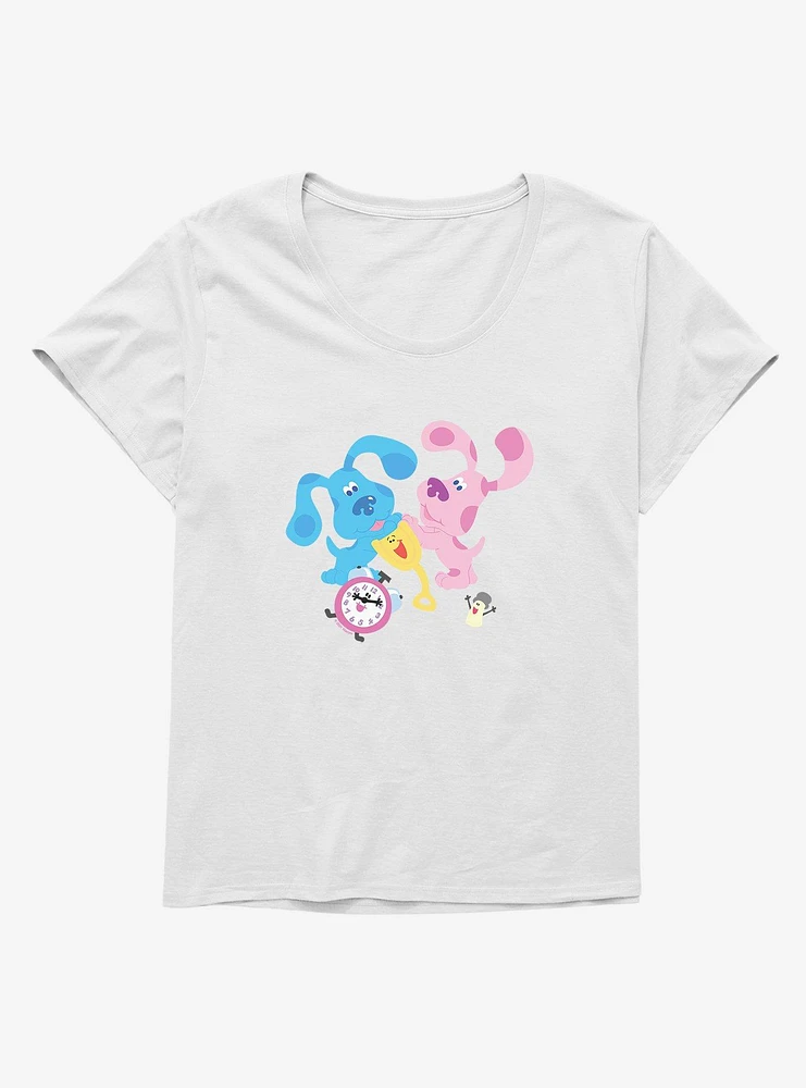 Blue's Clues Group Playtime Girls T-Shirt Plus