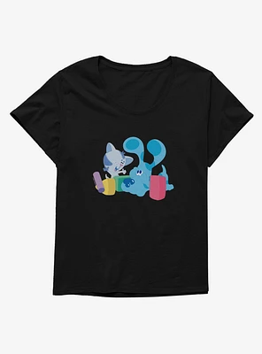 Blue's Clues Periwinkle And Blue Playtime Girls T-Shirt Plus