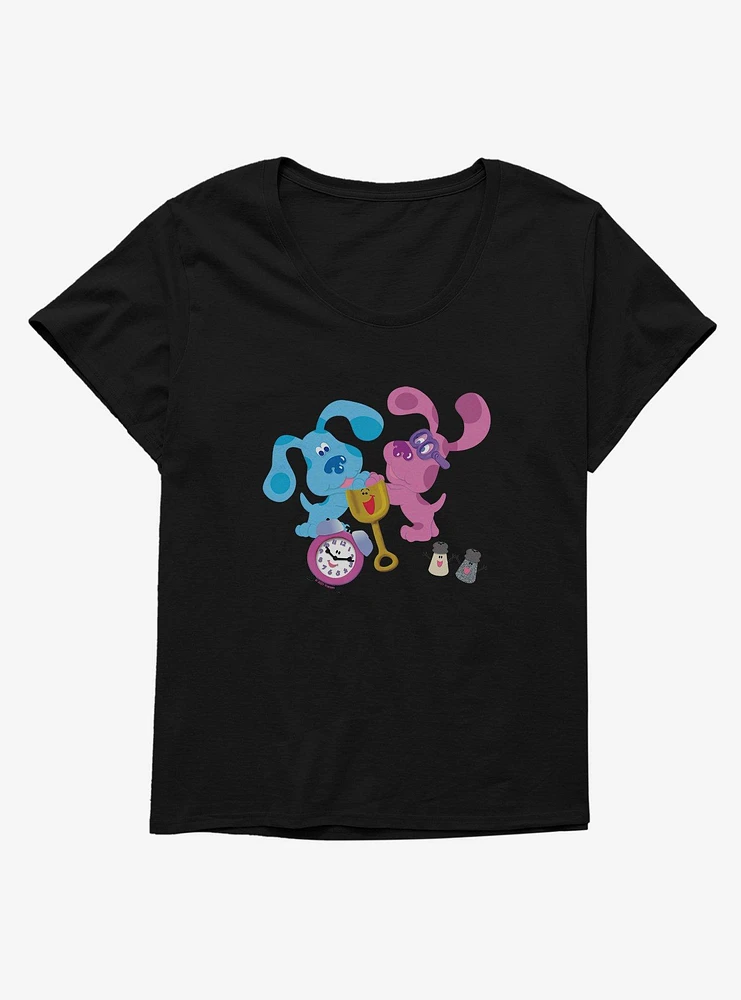 Blue's Clues Playful Group Girls T-Shirt Plus