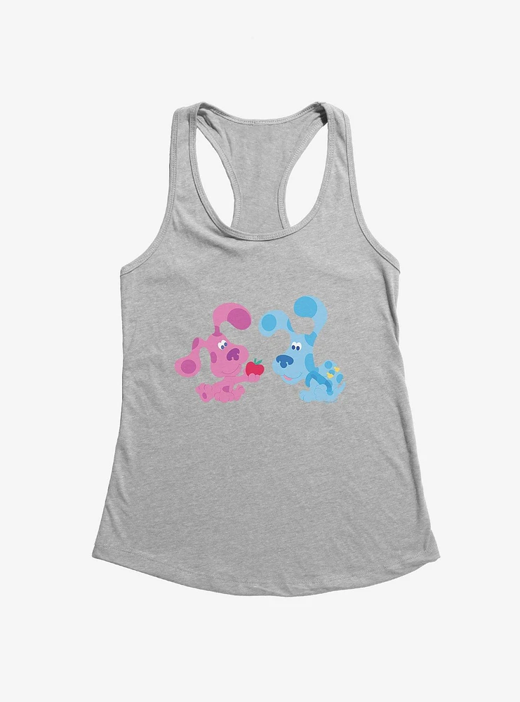 Blue's Clues Magenta And Blue Apple Girls Tank