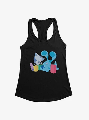 Blue's Clues Periwinkle And Blue Playtime Girls Tank