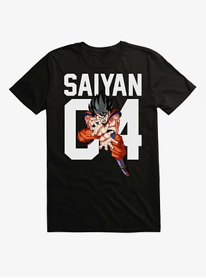 Dragon Ball Z Goku Saiyan Jersey Number T-Shirt