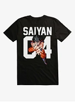 Dragon Ball Z Goku Saiyan Jersey Number T-Shirt