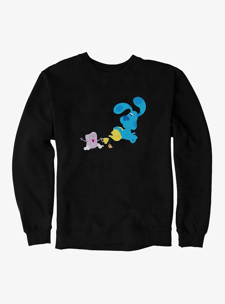 Blue's Clues Slippery Soap And Blue Teatime Sweatshirt