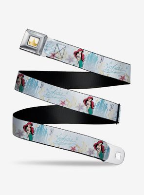 Disney The Little Mermaid Ariel Castle Youth Seatbelt Belt