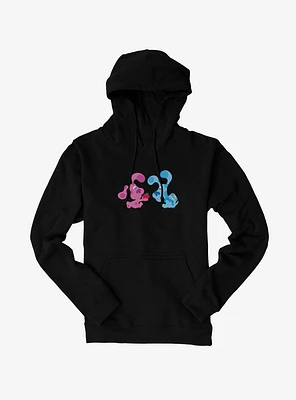 Blue's Clues Magenta And Blue Apple Hoodie