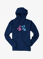 Blue's Clues Magenta And Blue Apple Hoodie