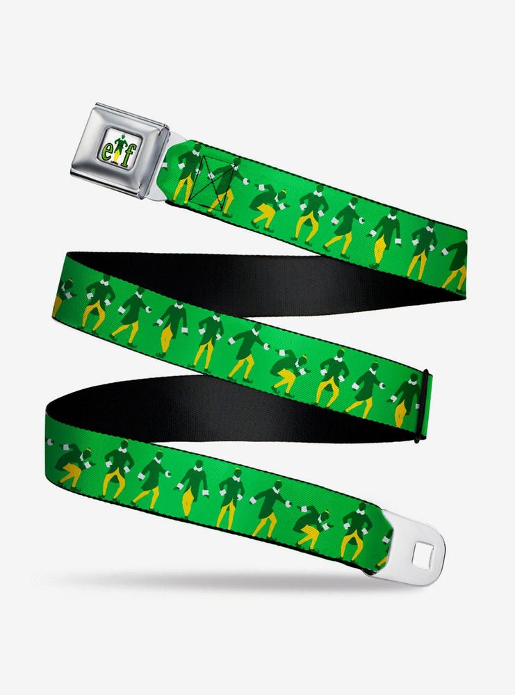 Elf Buddy The Elf Silhouettes Youth Seatbelt Belt