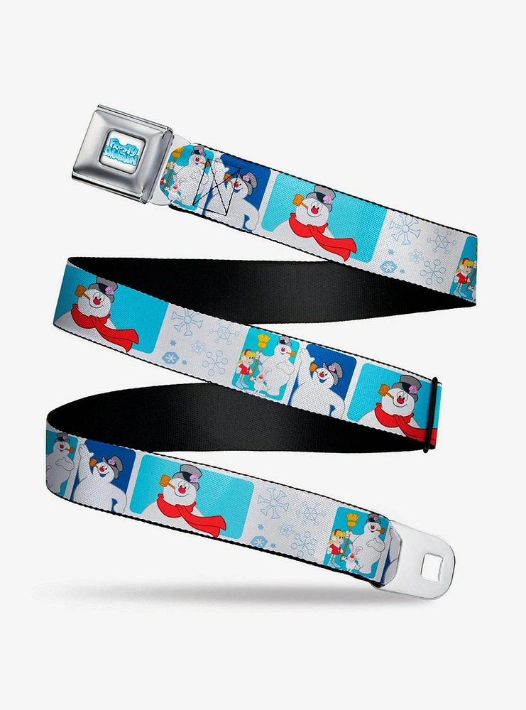 Frosty The Snowman Snowflakes Youth Seatbelt Belt