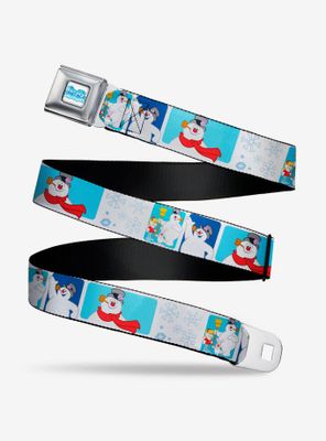 Frosty The Snowman Snowflakes Youth Seatbelt Belt