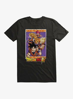 Dragon Ball Super Goku Transformations Extra Soft T-Shirt