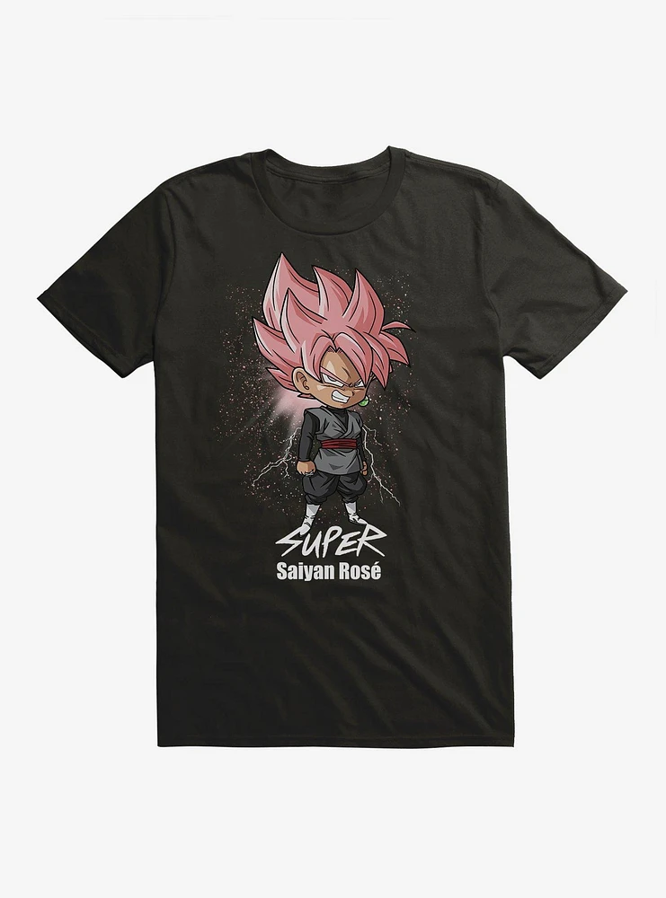 Dragon Ball Super Saiyan Rose Goku Black Chibi Extra Soft T-Shirt