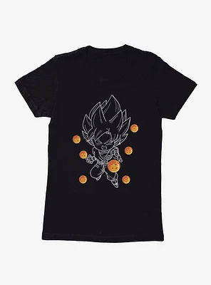 Dragon Ball Super Chibi Goku Saiyan Extra Soft Girls T-Shirt