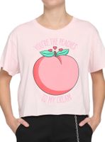 Peaches & Cream Girls Crop T-Shirt