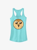 Disney The Owl House Solid Hooty Face Girls Tank