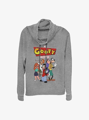 Disney A Goofy Movie Group Logo Cowlneck Long-Sleeve Girls T-Shirt