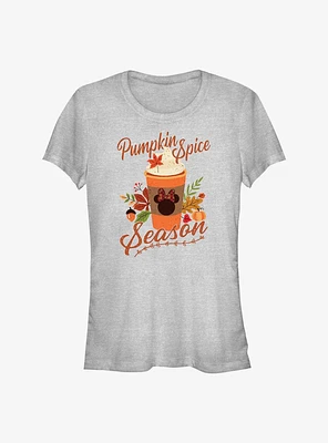 Disney Minnie Mouse Pumpkin Spice Season Girls T-Shirt
