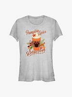 Disney Minnie Mouse Pumpkin Spice Season Girls T-Shirt