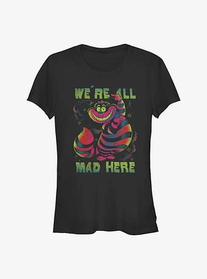 Disney Alice Wonderland Cheshire Rainbow Girls T-Shirt